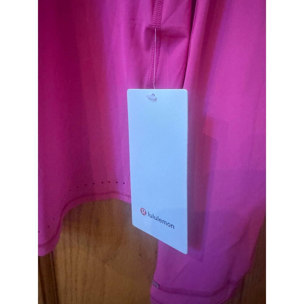 Lululemon Rise & Run Long Sleeve Sonic Pink Size 8 - Picture 5 of 6
